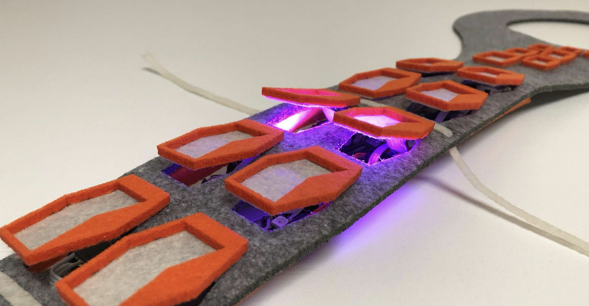 Frida wearable device prototype.